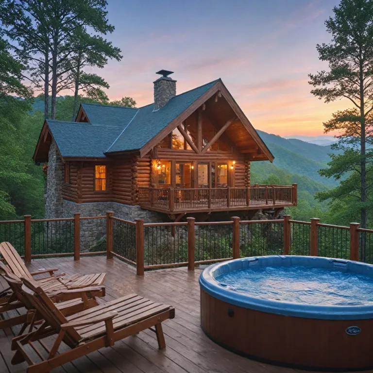 Elegant cabins with jacuzzi in Gatlinburg TN for a refined mountain escape
