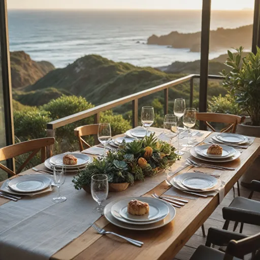 Private chefs for oceanview vacation rentals in California: elevated coastal dining at home