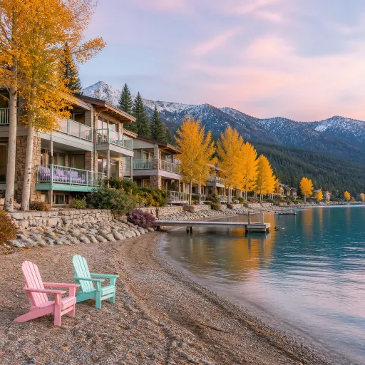 Lake Tahoe autumn escapes: refined vacation apartments amid golden shores